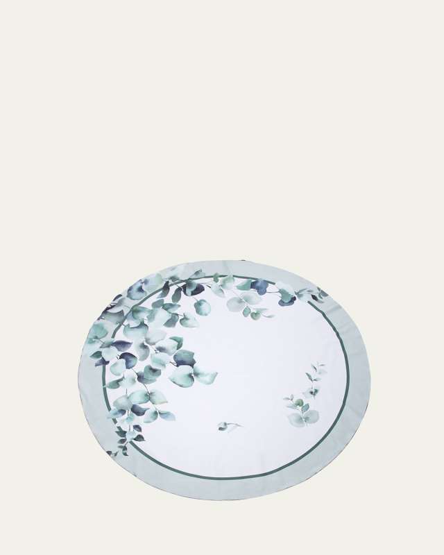 Eucalyptus Green Tablecloth, 71" Round